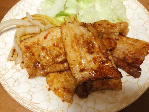 玉ねぎと豚バラ焼の焼肉風